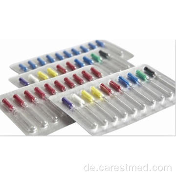 Dentalzubehör Dental Barbed Broaches mit Griff aus Edelstahl 0-6 #